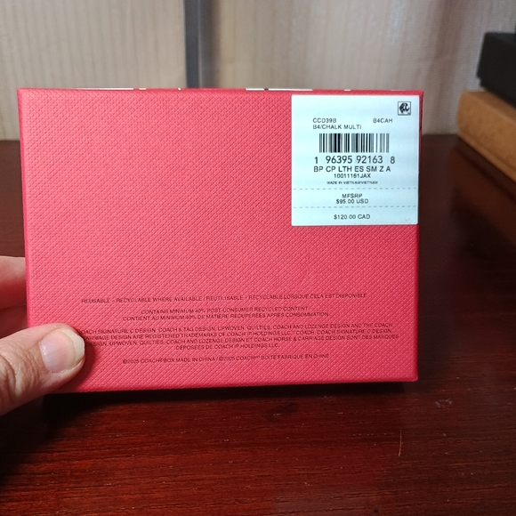 Coach Cherry Wallet - Picture 5 of 6